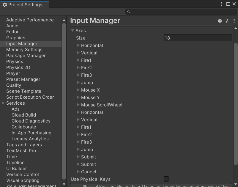 Input Manager